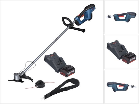 Bosch GFR 18V-23 Professionele accu bosmaaier 18 V 230 mm borstelloos + 1x accu 4.0 Ah + lader