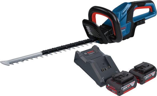 Bosch GHE 18V-50 Professionele accu heggenschaar 18 V 50 cm borstelloos + 2x accu 4.0 Ah + lader van Bosch