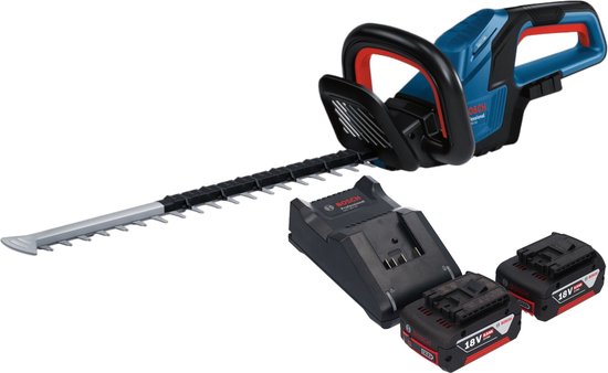 Bosch GHE 18V-50 Professionele accu heggenschaar 18 V 50 cm borstelloos + 2x accu 5.0 Ah + lader van Merkloos	