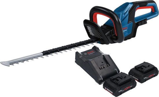 Bosch GHE 18V-50 Professionele accu heggenschaar 18 V 50 cm borstelloos + 2x ProCORE accu 4.0 Ah + lader van Bosch