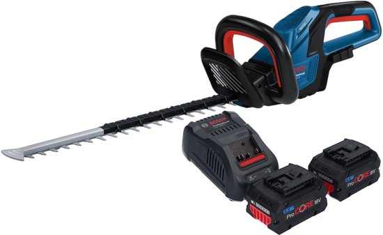 Bosch GHE 18V-50 Professionele accu heggenschaar 18 V 50 cm borstelloos + 2x ProCORE accu 5,5 Ah + lader van Merkloos	