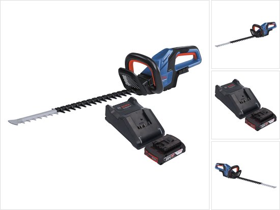 Bosch GHE 18V-60 Professionele accu heggenschaar 18 V 60 cm borstelloos + 1x accu 2.0 Ah + lader
