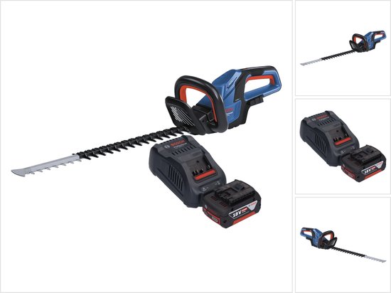 Bosch GHE 18V-60 Professionele accu heggenschaar 18 V 60 cm borstelloos + 1x oplaadbare accu 5.0 Ah + lader van Bosch