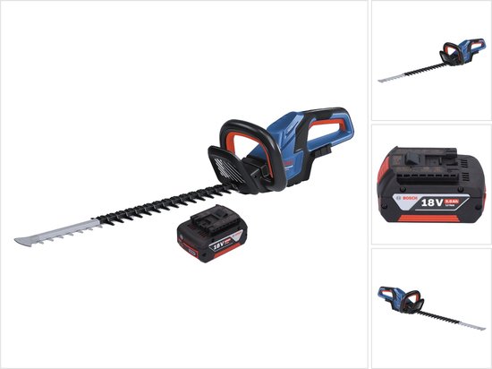 Bosch GHE 18V-60 Professionele accu heggenschaar 18 V 60 cm borstelloos + 1x oplaadbare accu 5.0 Ah - zonder oplader van Bosch