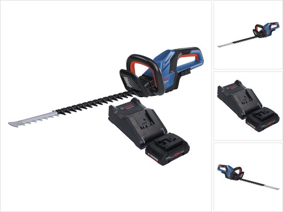 Bosch GHE 18V-60 Professionele accu heggenschaar 18 V 60 cm borstelloos + 1x ProCORE accu 4.0 Ah + lader van Bosch