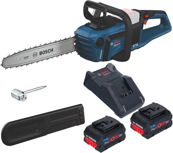 Bosch GKE 18V-40 Professional accukettingzaag 18 V 40 cm borstelloos + 2x ProCORE-accu 8,0 Ah + oplader