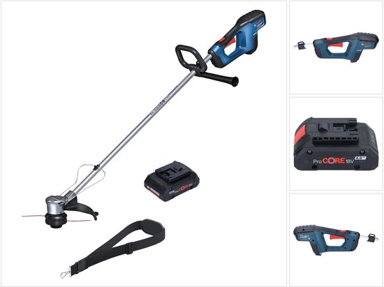 Bosch GRT 18V-33 Professionele accu grastrimmer 18 V 330 mm borstelloos + 1x ProCORE accu 4.0 Ah - zonder oplader
