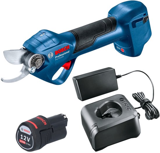 Bosch Pro Pruner Professionele accusnoeischaar 12 V + 1x oplaadbare accu 2.0 Ah + lader van Merkloos	