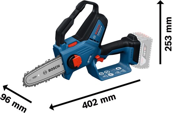 Bosch Professional GKE 18V-15 - Accu Kettingzaag van Bosch