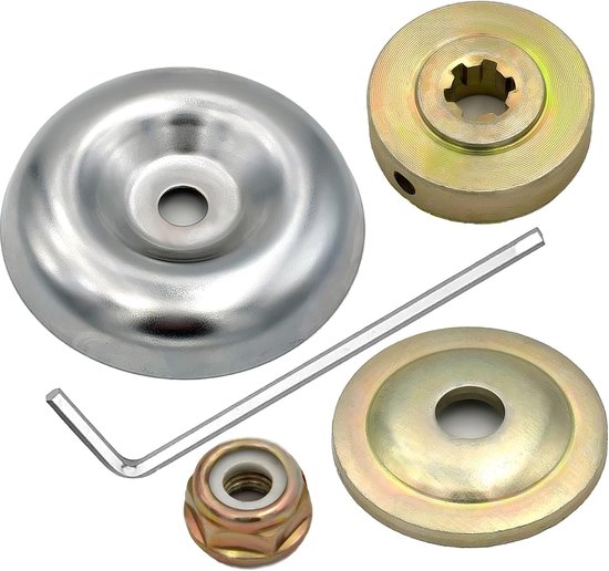 Bosmaaier Accessoires en vervangingsonderdelen - Metalen Moeren Set voor Grasmaaier en Grastrimmer - Inclusief Blade Adapter Kit(5 Stuks) van Merkloos	