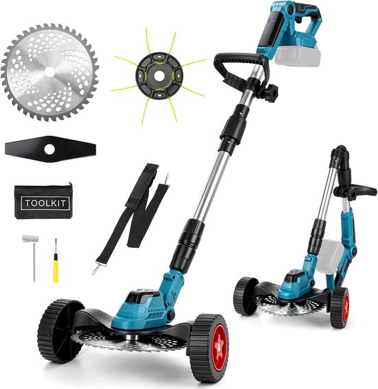 Bosmaaier, draadloos, compatibel met Makita 18 V