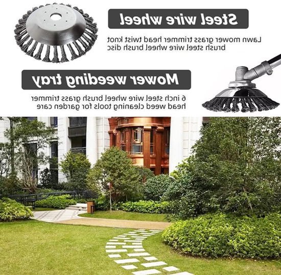 Bosmaaier onkruidtrimmer met adapters - effectief