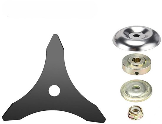 Bosmaaierbladen - bosmaaier electrisch - bosmaaieraccessoires - voor grastrimmers gazon en tuin, verbeterd en verdikt - Grasmaaiers met een asboringsdiameter van 25,4 mm