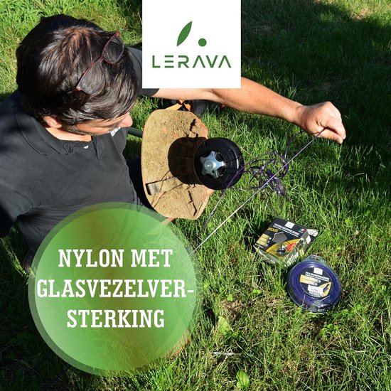 Bosmaaierdraad 2,7 mm x 15m - Glasvezel Versterkt Nylon - Sterke Maaidraad voor Bosmaaier