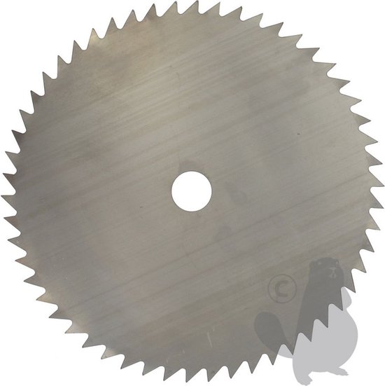 Bosmaaiermes 80 tanden - Snijlengte 200mm, boring: 25,4mm, dikte: 1,6mm
