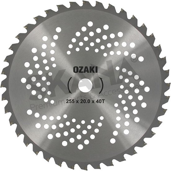 BOSMAAIERMES MET HARDMETALEN TANDEN - 40T - 255X20MM van Bosma