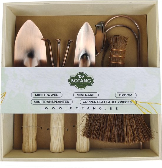 Botang 6-delige Verkoperd Tuingereedschap Set - Opgelet Mini Set - Verpakking 21x21cm van Botang