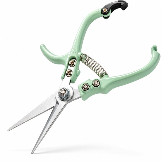 BOTC Snoeischaar voor Kruiden & Bloemen - Precisie Pruning Shears -High Carbon Staal - Lichtgewicht Tuinschaar met Veiligheidsslot
