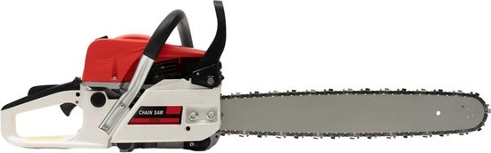 Botec Gasaangedreven kettingzaag - boomzaag benzine - boom zaag - 2-takt, 52cc Luchtgekoelde Benzinemotor - 56 cm van Botec