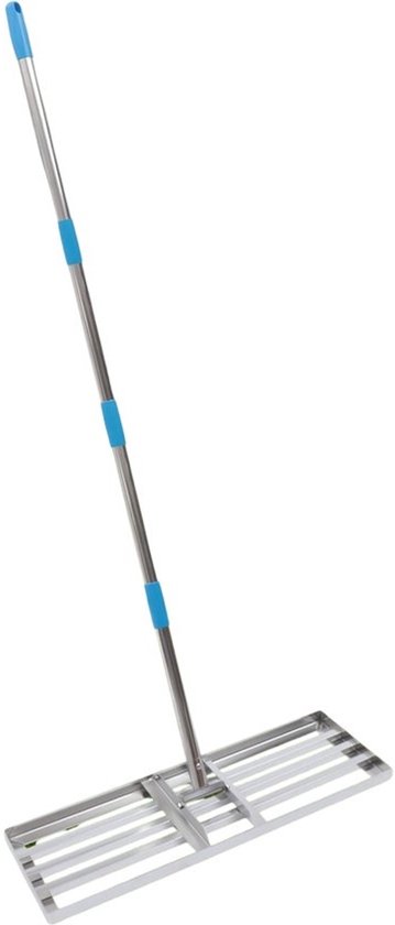Botec gazon-nivelleringshark - Nivelleringshark - Gazonrakel - Maakt nivelleren sneller - 76 × 25 cm