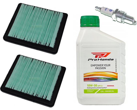Bougie + filter + motorolie voor HONDA-grasmaaiers / generatoren / waterpompen