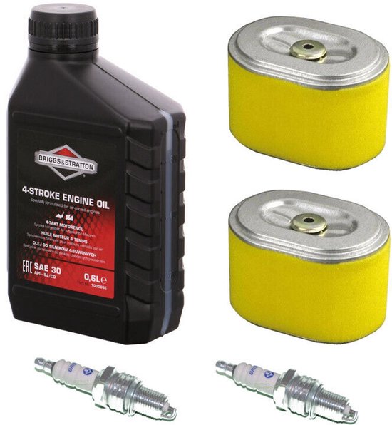 Bougie + filter + olie voor Honda GX140, GX160, GX200, 168F, 168FA motoren van 5,5–6,5 HP