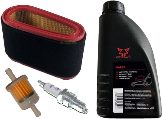 Bougie + filter + SAE30-olie voor WM12,5, WM13,5, WM14, WM14,5, WM16, Efco, Stiga, BCPR5ES