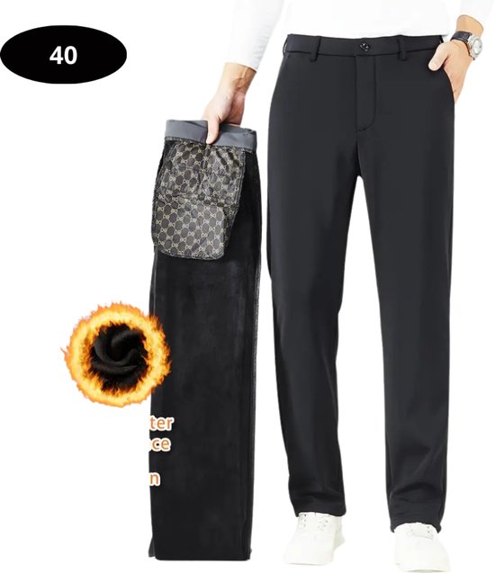 Bovista Golfbroek Heren - Golfkleding - Golfen - Golf Accessoires - Nette Pantalon - Zwart XXXL - Maat 56 van Bovista