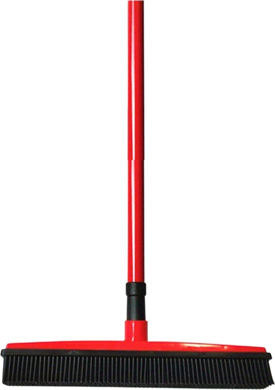 Bovista Huisdierhaar Verwijderaar - Kattenhaar Verwijderaar - Haarverwijderaar - Voor Huisdieren - Kappersbezem - Rubber - Rood van Bovista
