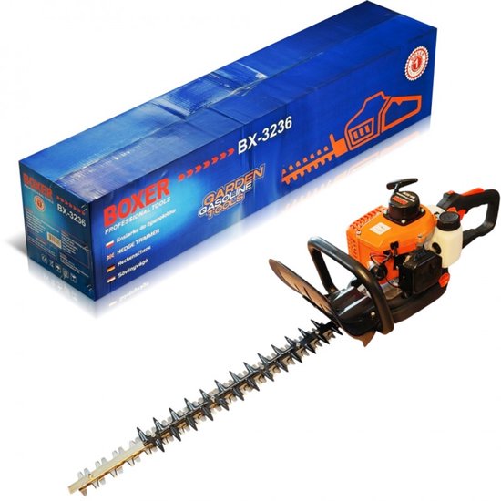BOXER Benzine Heggenschaar - 28.5 cc / 2-Takt - 60 cm Zwaardlengte