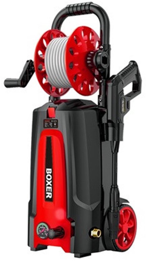 Boxer Hogedrukreiniger 2200W – 220 bar – 500 l/h - Aluminium Pomp – Inductiemotor van Merkloos	