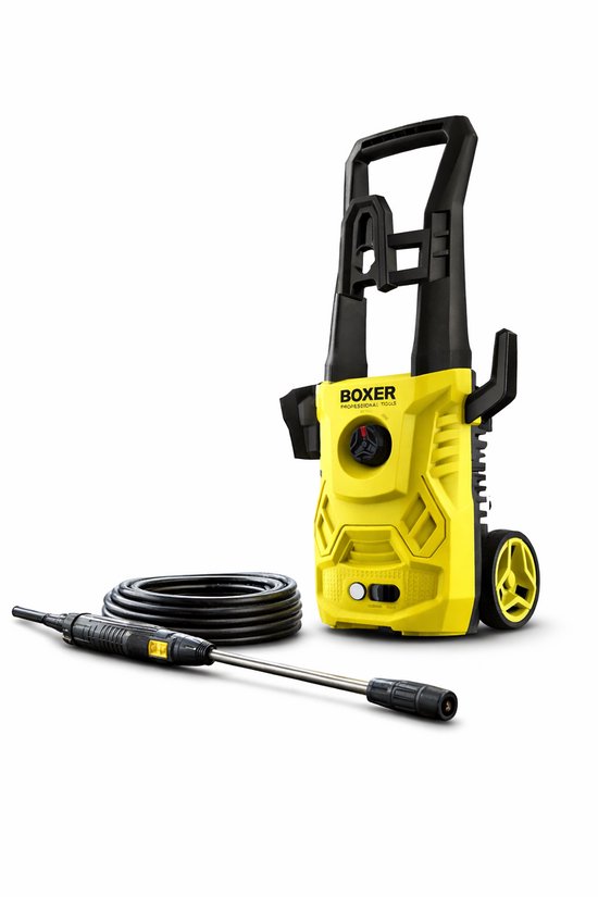 Boxer Hogedrukreiniger 2200W – 260 Bar – Aluminium Pomp – Inductiemotor van Merkloos	