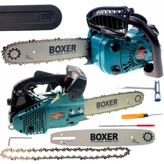 Boxer Kettingzaag 25.4cc - Kettingzaag benzine - Incl. Zaagblad & Ketting van Merkloos	