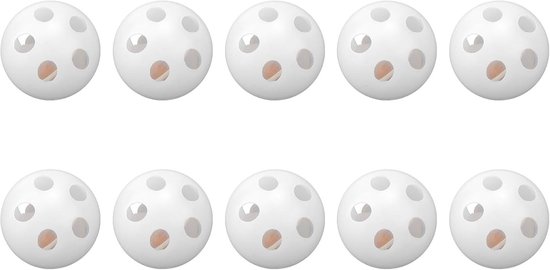 BOXOB 10st Rattle Balls Inserts, 24mm Baby Noise Maker Inserts voor Poppenreparatie Rammelaardoos Gevulde Ballen voor Speelgoed Dier Puppy Pop Huisdier van BOXOB