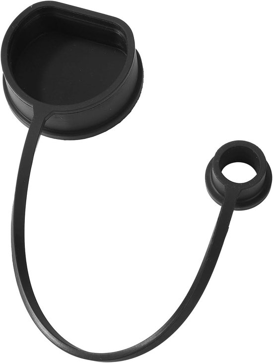 BOXOB Autolader Plug Poort Cover, Waterdichte Muurlader Beschermhoes Vervangende Siliconen EV Voertuig Laadpoort Eindkap Compatibel met Tesla (Zwart) van Merkloos	