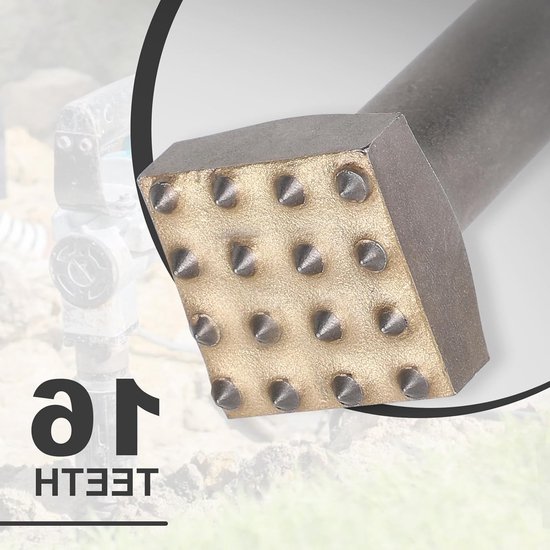 Boxwood Hark met 16 Tanden voor Tuinonderhoud, Efficiënt Bladeren Verzamelen en Snoeien