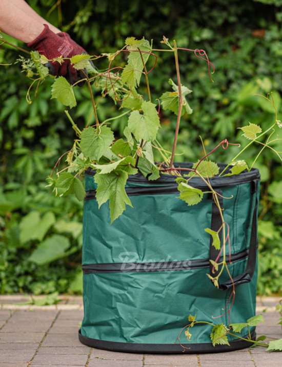 Bradas pop-up tuinafvalzak, 120 liter, donkergroen, 460 mm