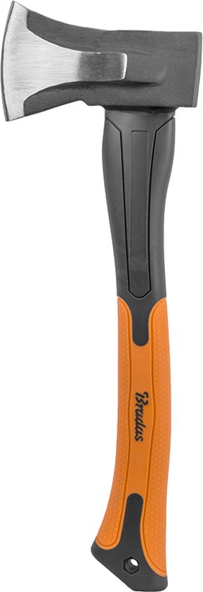 Bradas Splijtbijl – 1000 g – Glasvezel Steel & TPR Antislip van Merkloos	