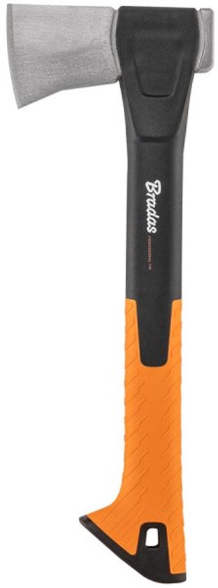 Bradas universele bijl AXT1000g, nylon steel 450 mm, zwart/oranje, 1000 g
