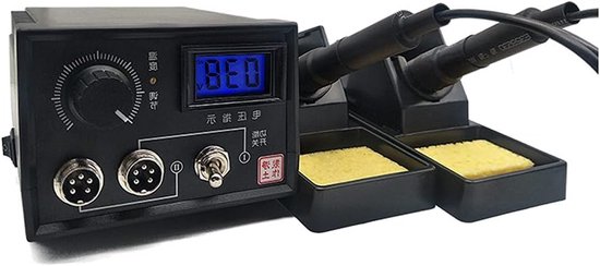 Brandschilder Machine - Houtbrander Set - Hout Bewerken - Digitaal Instelbaar - 60 Watt - Zwart