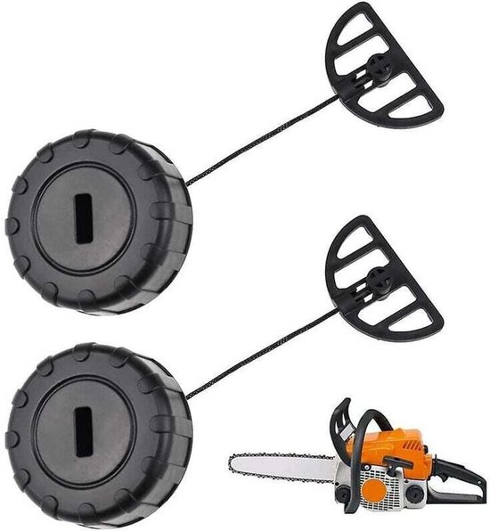 Brandstofdop en oliedop geschikt voor Stihl kettingzaagmodellen 017, 018, MS170 en MS180.