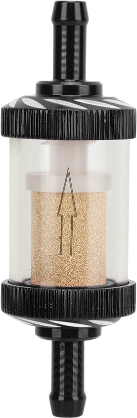 Brandstoffilter - Motorfietsbrandstof - Benzinefilter - Carving ABS - Hittebestendigheid - Diameter van 6 Mm (zwart) van Carving