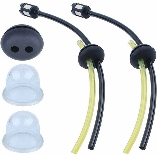 Brandstofslangenset geschikt voor Honda GX31, GX35, GX25 en GX22 bosmaaiers; universele brandstofslang + brandstoffilter + afdichtingen + startkogel motoraccessoires.