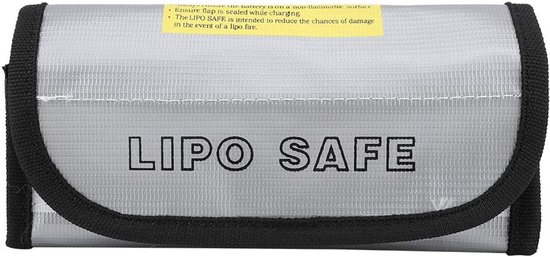 Brandwerende Tas - Lipo-tas - Grote Capaciteit - Lipo-batterijopslagbeschermer - Veilige Tas voor Opladen en Opbergen van DN18HUI