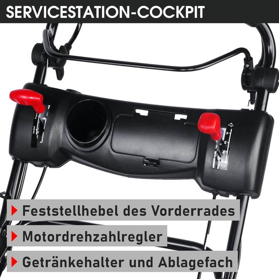 BRAST Benzine Rasenmäher Trike met - Trike Aandrijving | 5,2 kW - Medahomestore