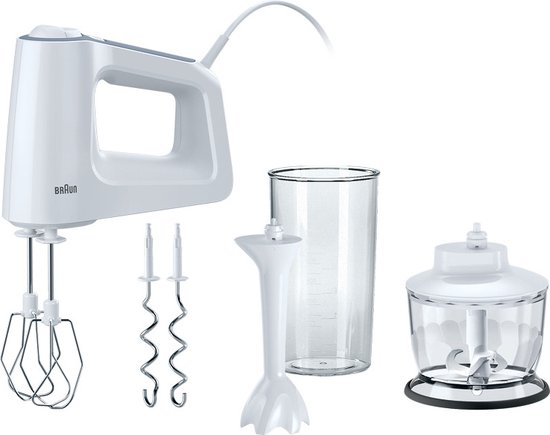 Braun MultiMix 3 - HM 3135 WH - Handmixer - Wit van Braun