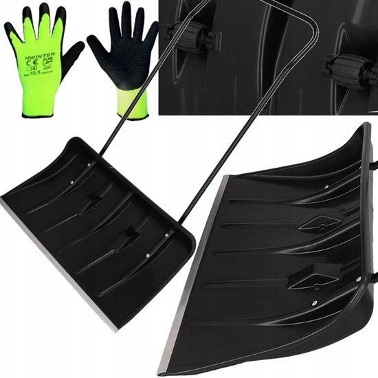 Brede Sneeuwschuiver - 80cm Werkbreedte met Ergonomische Handgreep van VONROC