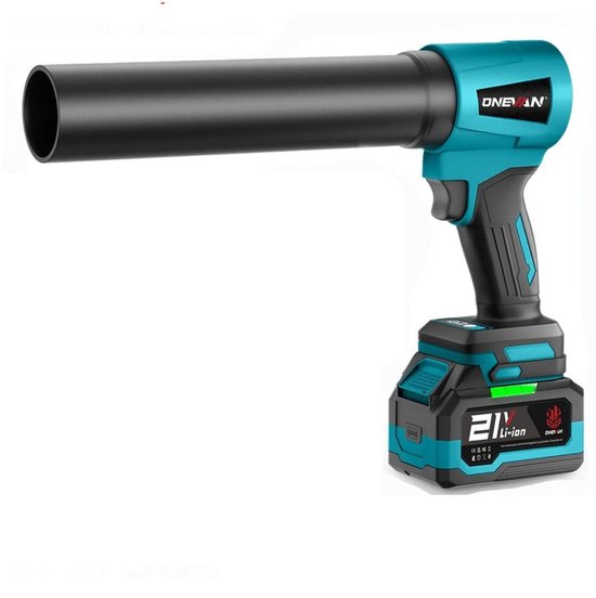 Bregico Bladblazer - Bladblazers Met Accu - Blower - Luchtblazer - Elektrisch - Turbo - Blauw van Merkloos	