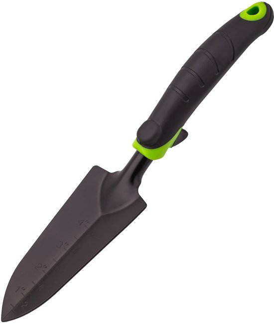 BRENZOOS- Verplanting met handgreep van twee componenten - Tuinschep - Werkbreedte 6 cm - Tuingereedschap - Precisie - Multifunctioneel