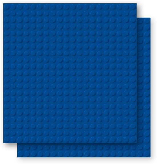 Brixies Bouwplaat | Grondplaat 20x20 noppen - Geschikt voor Lego Classic Bouwstenen - Blauw van BRIX